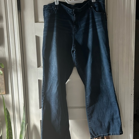 Pure Energy Dark Wash Bootcut Jeans 24w - Picture 1 of 5
